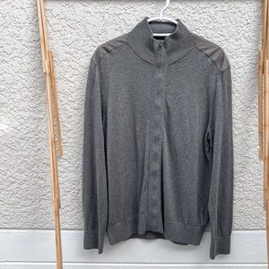 Men’s Super Soft Zip Sweater Banana Republic Large